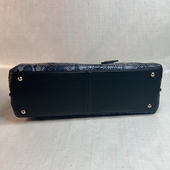 Antonio Melani Snake Python Print Leather Bag - Picture 8 of 14